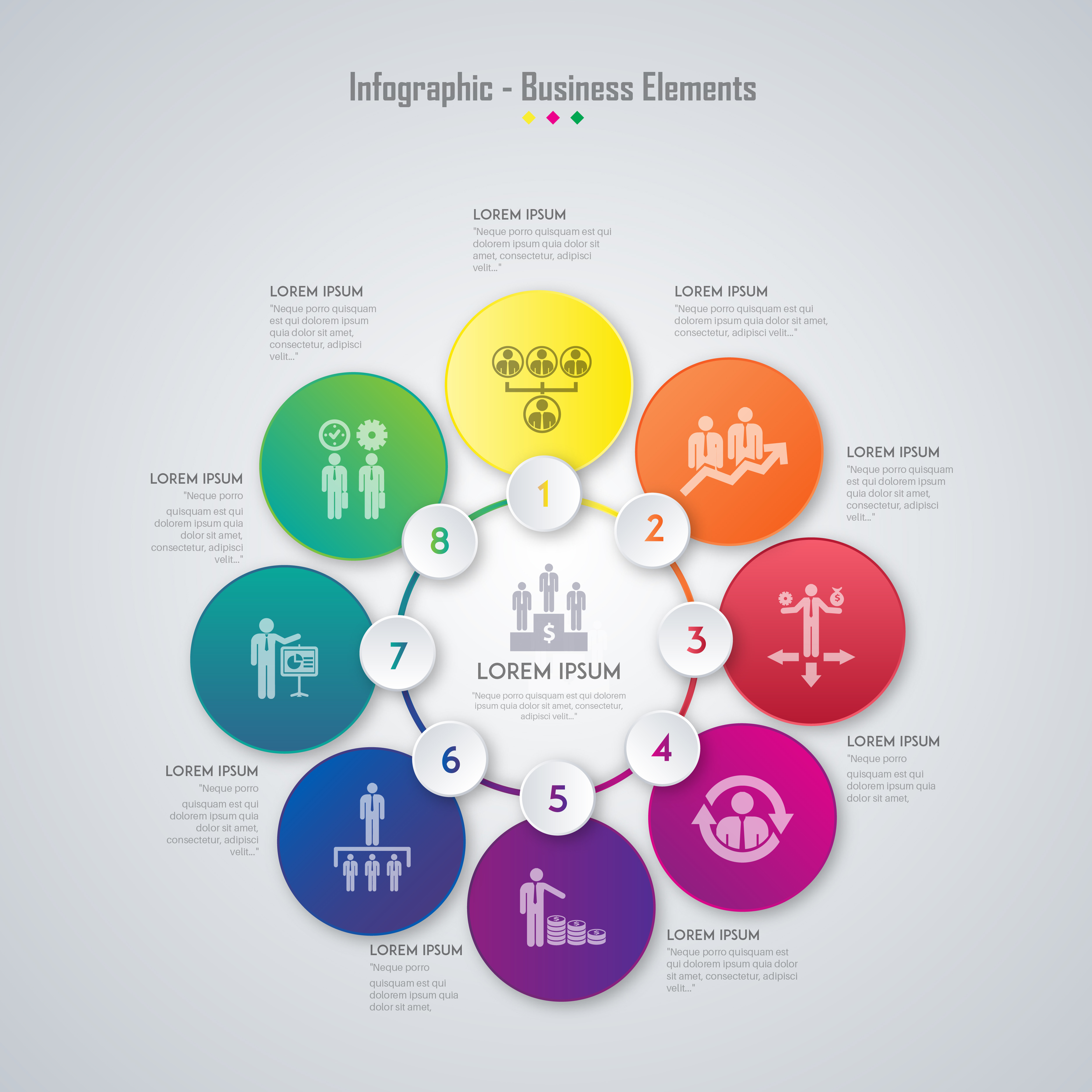 Business Infographic Element Design 685374 Vector Art at Vecteezy