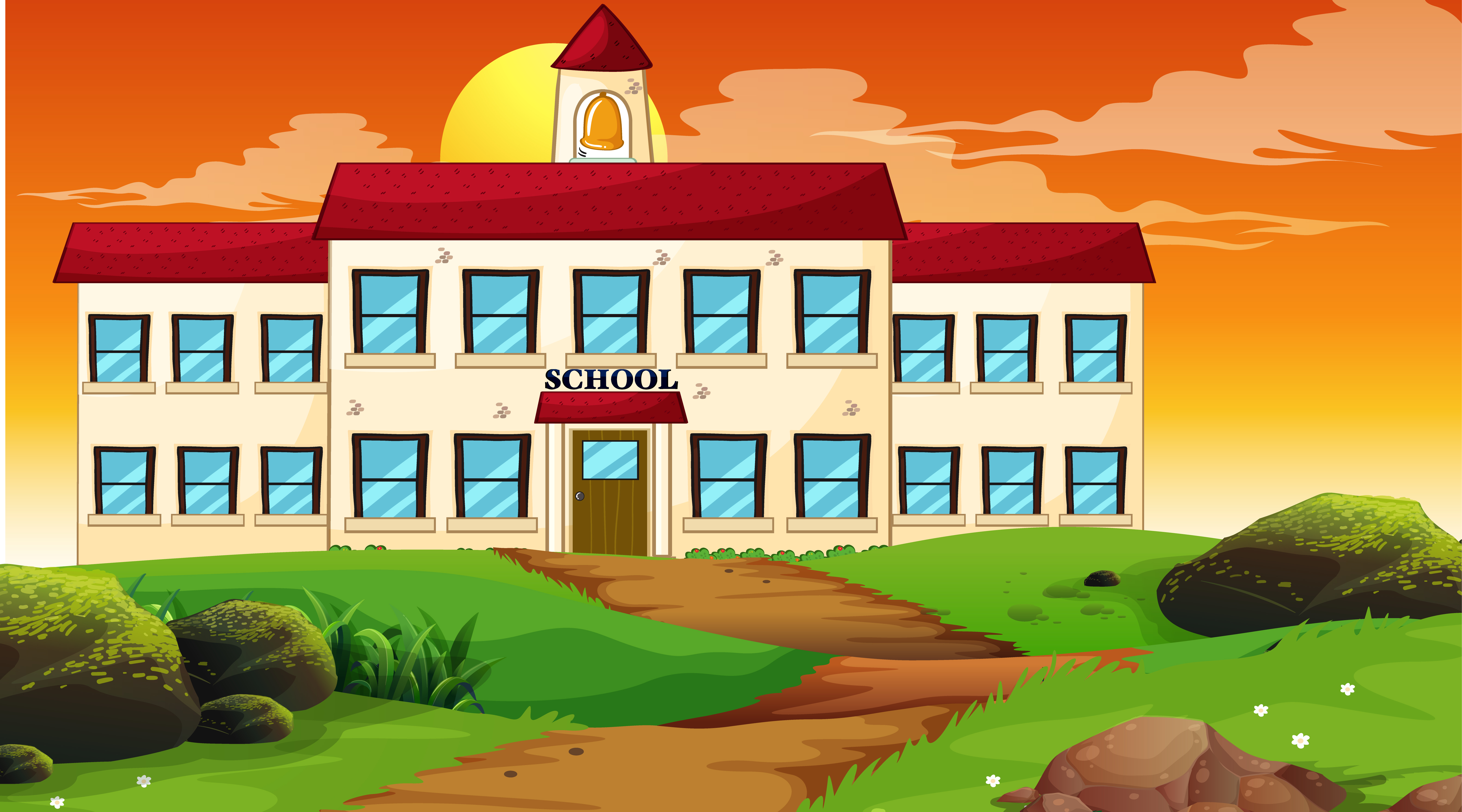 School Building Clip Art