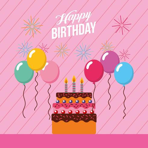 happy birthday card 685689 Vector Art at Vecteezy