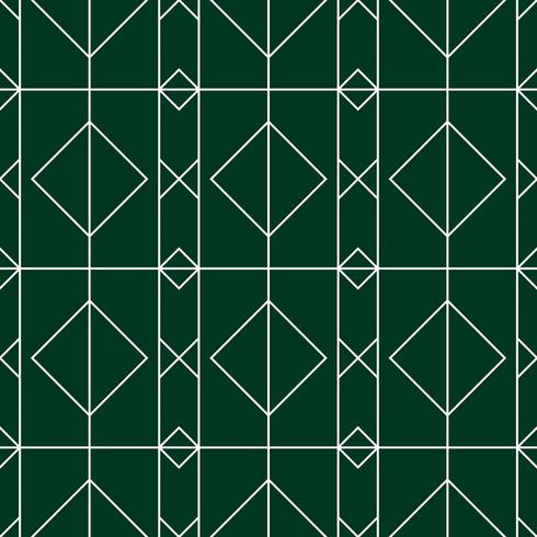 green and white diamond seamless pattern vector