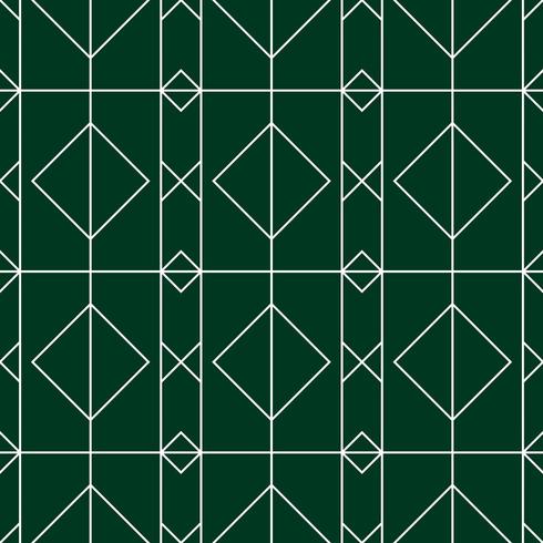 green and white diamond seamless pattern vector