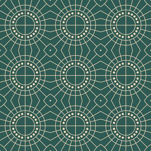 art deco simple pattern geometric sun pattern vector