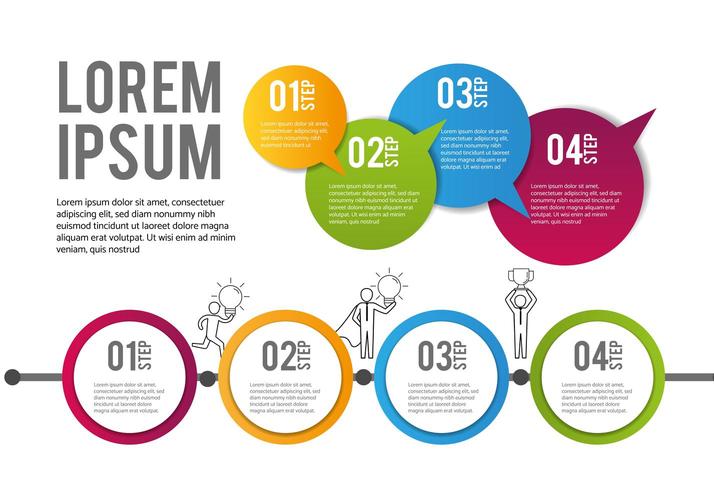 infographic plan strategy data information vector