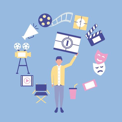 movie people production vector