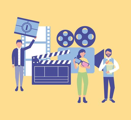 movie people production vector