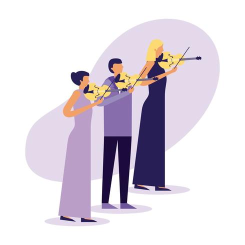 String Trio Music Group vector
