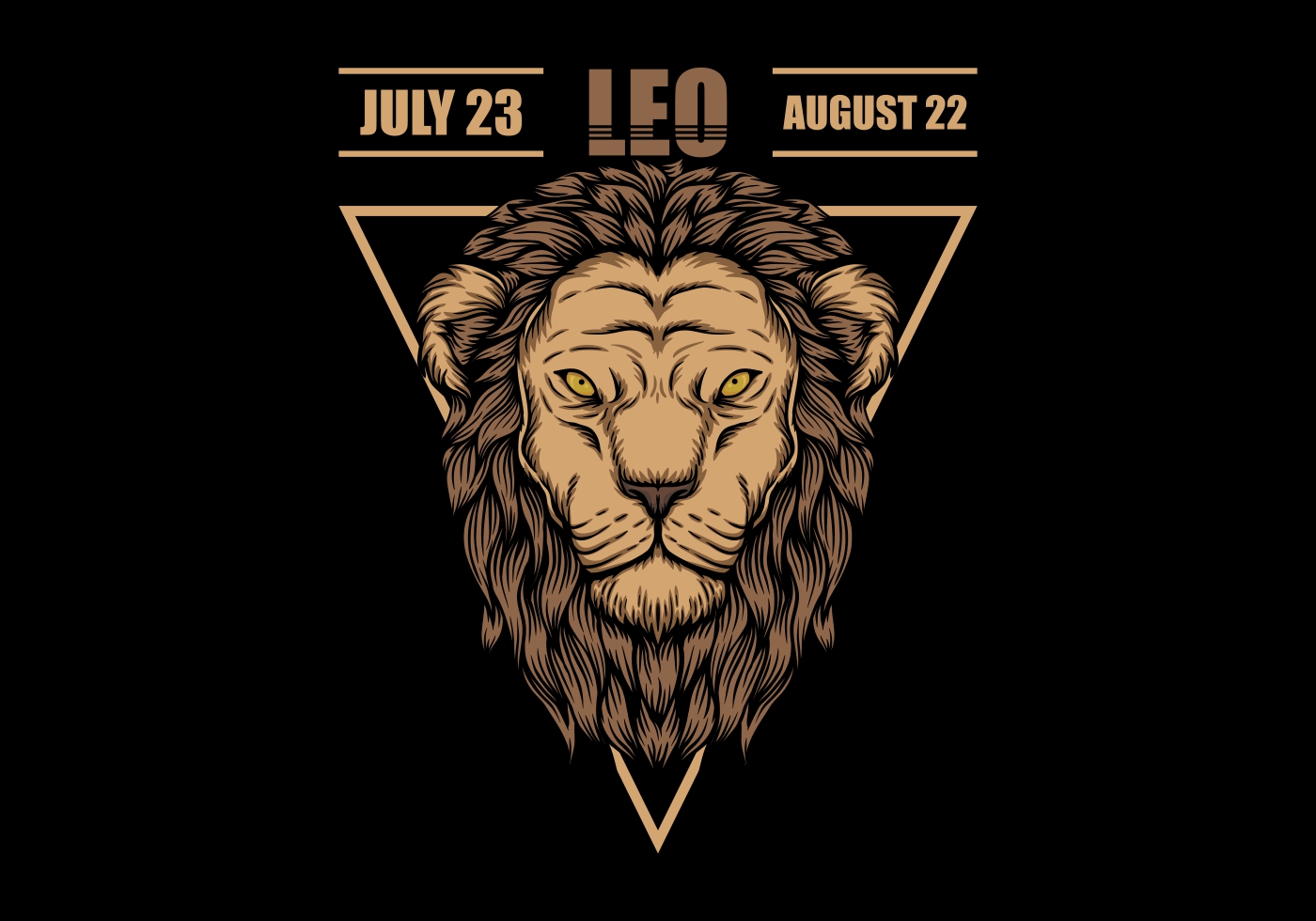 Leo zodiac sign 686200 Vector Art at Vecteezy