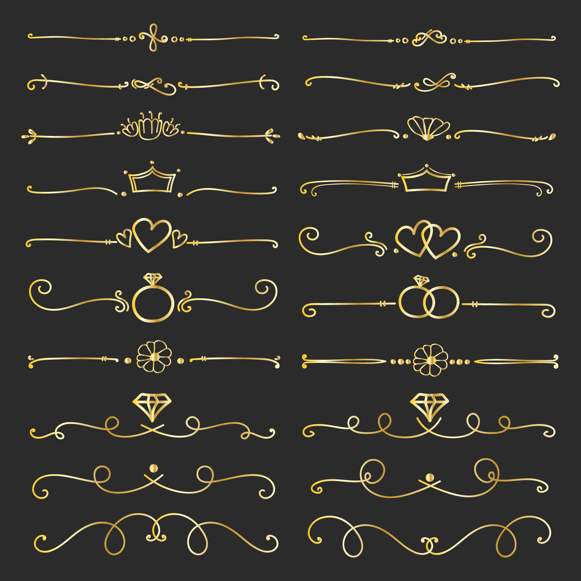 Download Hand drawn effect border elements - Download Free Vectors ...