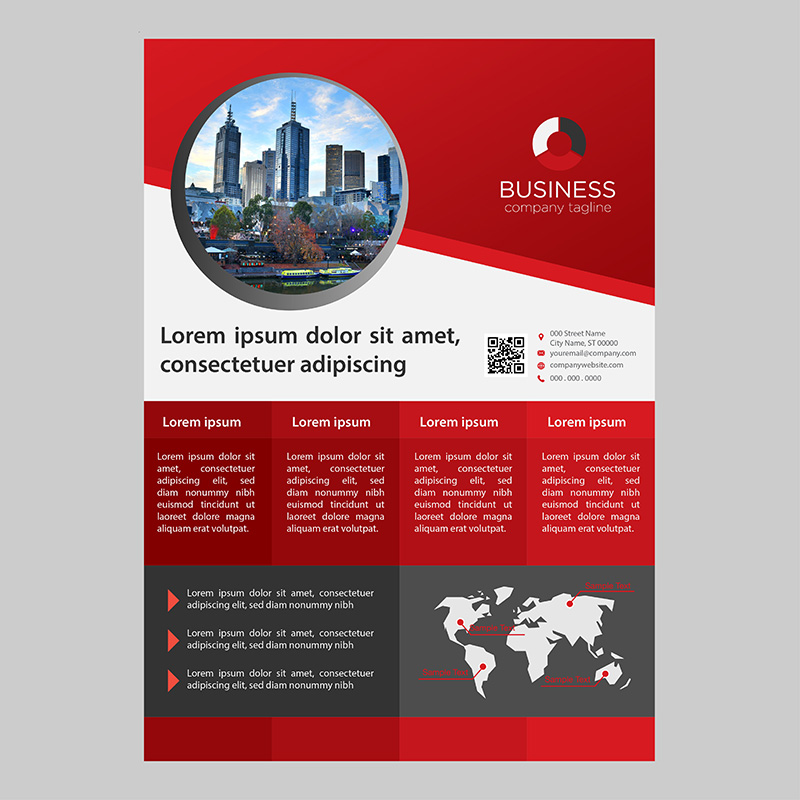 One Page Brochure Template