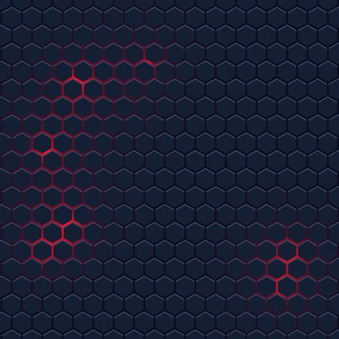 Abstract background with hexagonal pattern vector