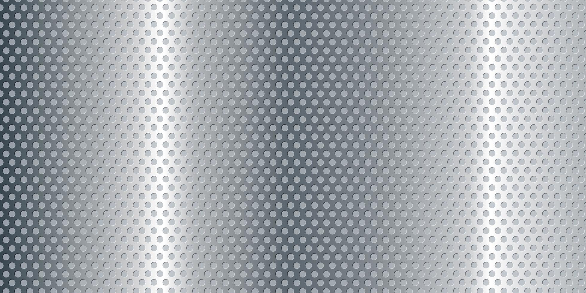 Fondo de banner de plata metalizado perforado 686714 Vector en Vecteezy