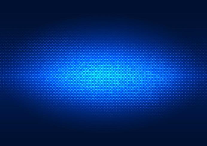 Blue tech dots background vector