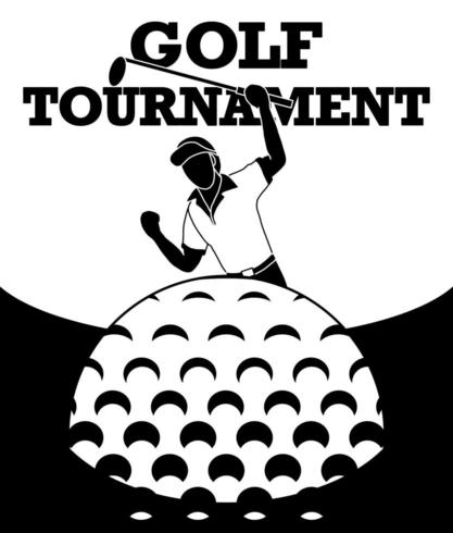 A picture of a golfer being happy to hit the ball into the hole and get points.	 vector