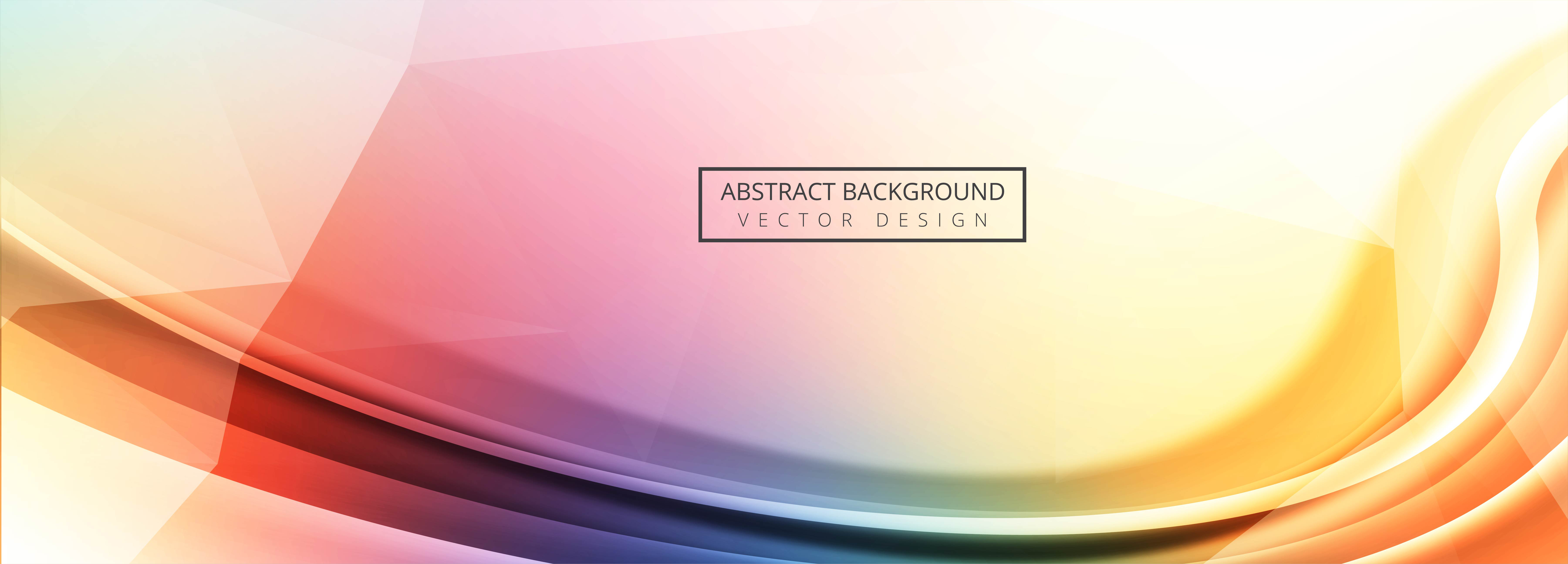 Modern colorful wave banner template background 686771 Download Free