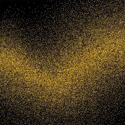 Beautiful golden glitter textured background  vector