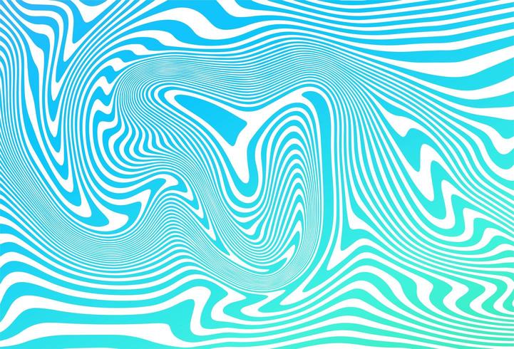 Zig zag diagonal líneas azules ola fondo vector