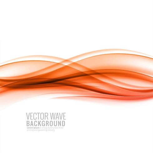 Abstract colorful smooth business wave background vector