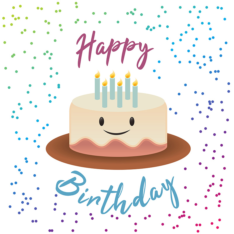 Download Smile Cute Cake Birthday Design - Download Free Vectors ...