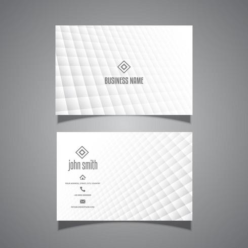 Minimal design business card  vector