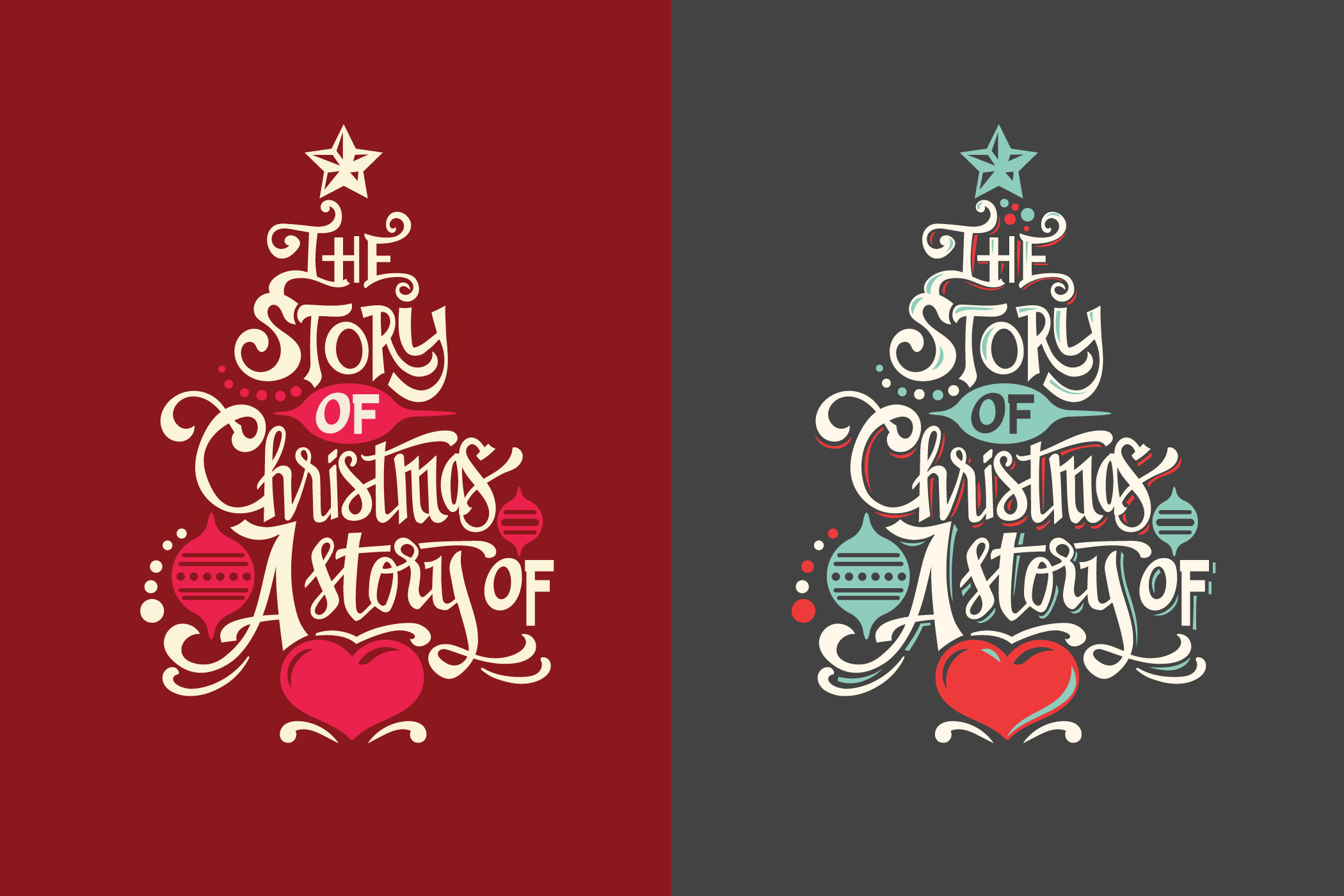Christmas Tree Quote Set 687105 Vector Art at Vecteezy