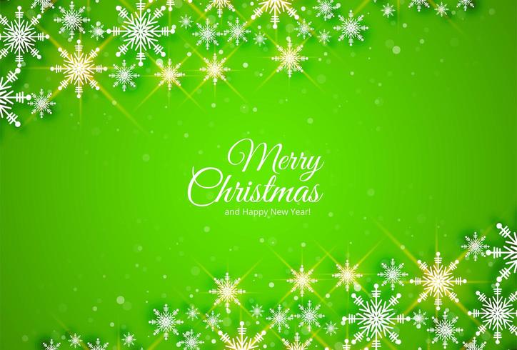 Abstract christmas card shiny snowflakes background  vector