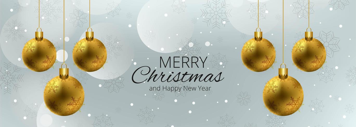 Merry christmas colorful card background banner vector