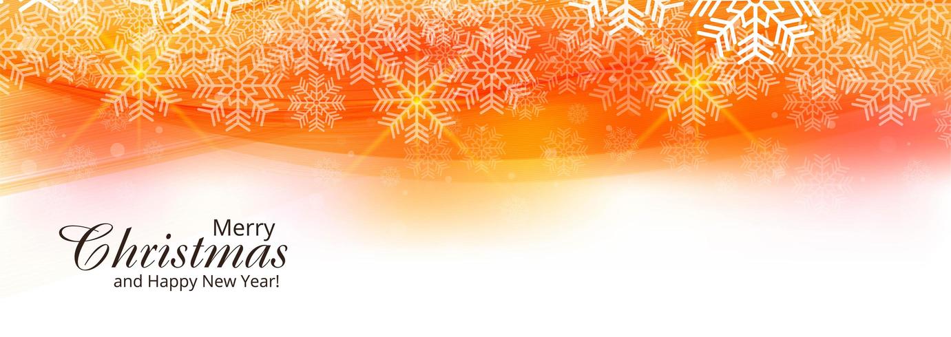 Beautiful Christmas card festival banner template vector