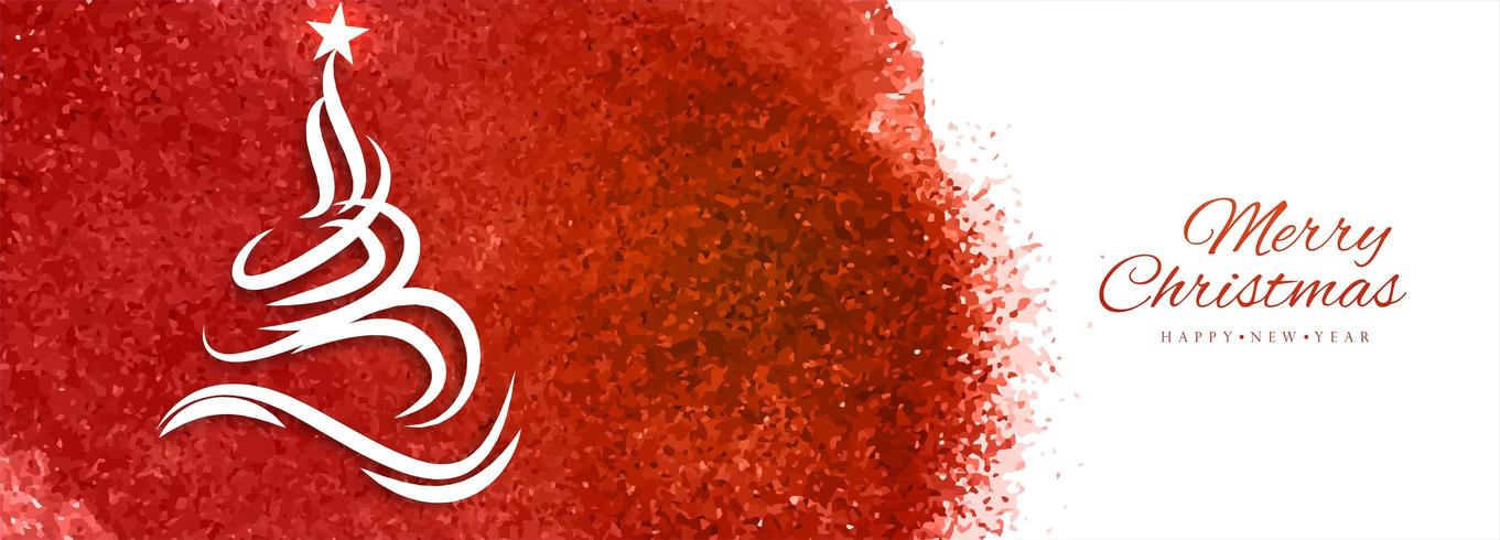 Beautiful Christmas banner background vector