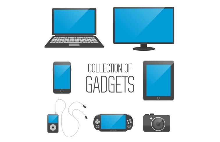 Collection of Gadgets vector