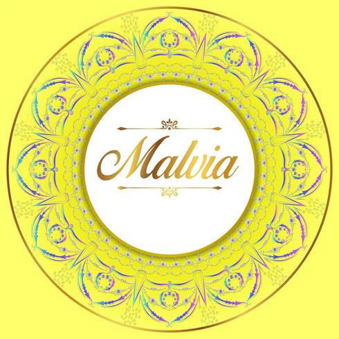 Download Yellow Mandala Border - Download Free Vectors, Clipart ...