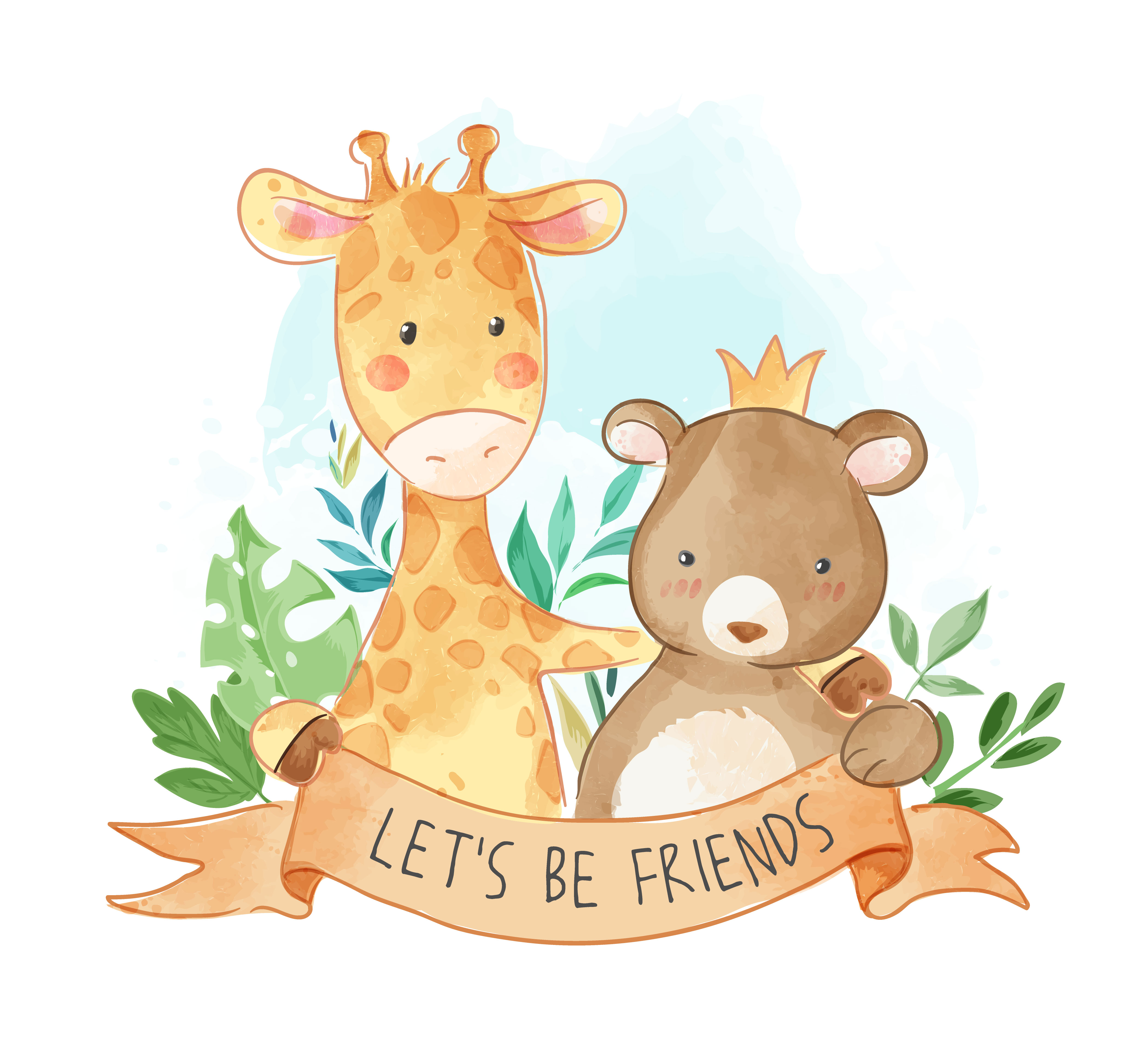 Let's Be Friends 687365 Vector Art at Vecteezy Let's Be Friends 687365 Vector Art at Vecteezy