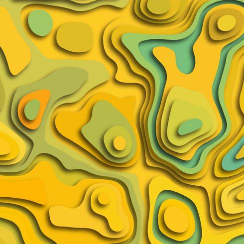 Papercut colorful layers 3d color texture background  vector