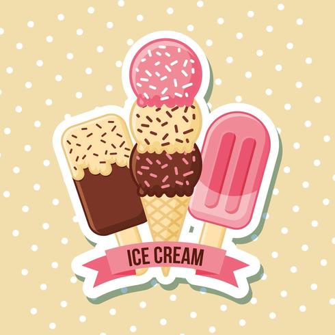 Helados vector