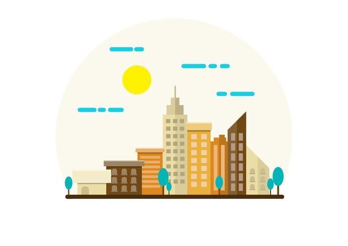 City Landscape Illustration vector