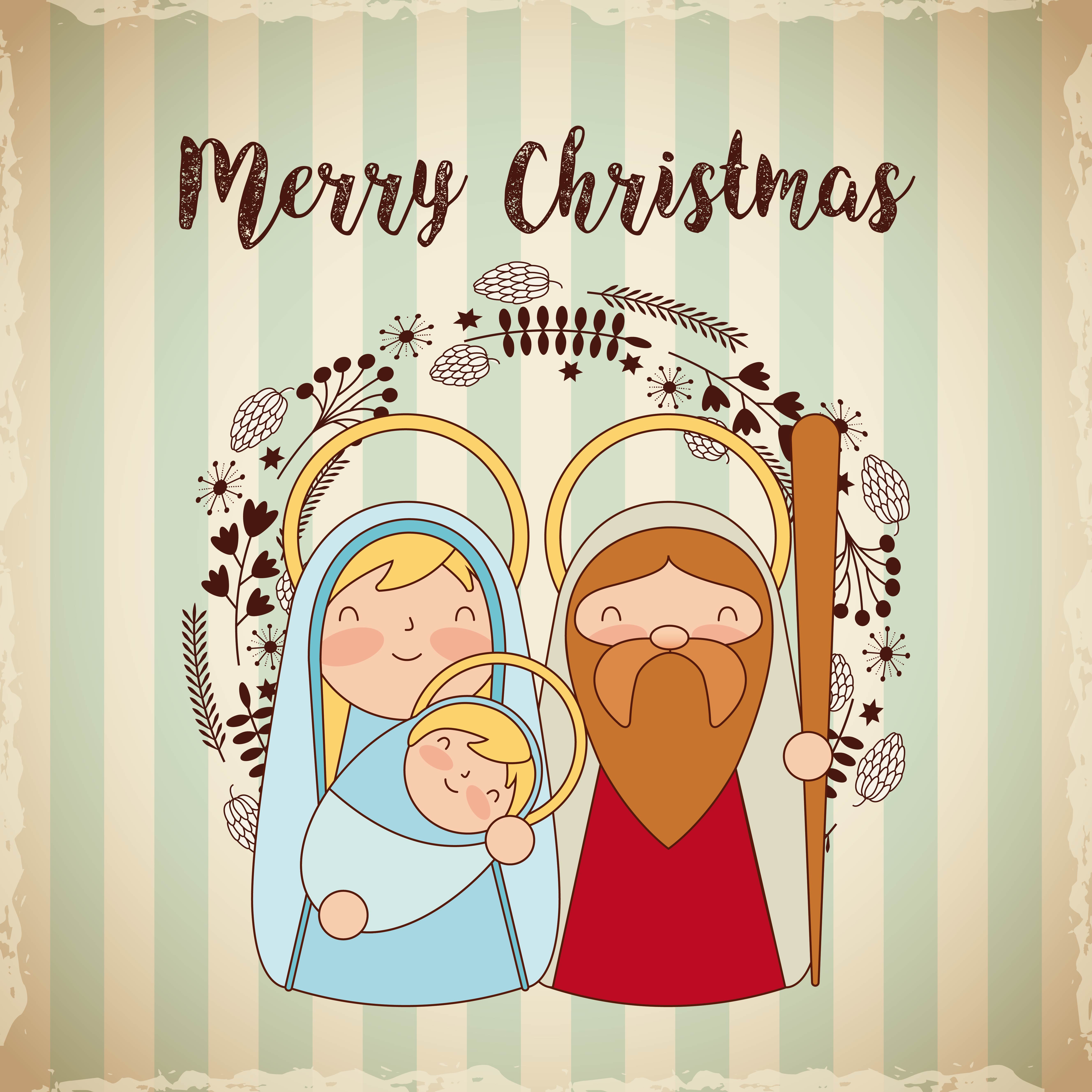 Religious Christmas Cards Clip Art