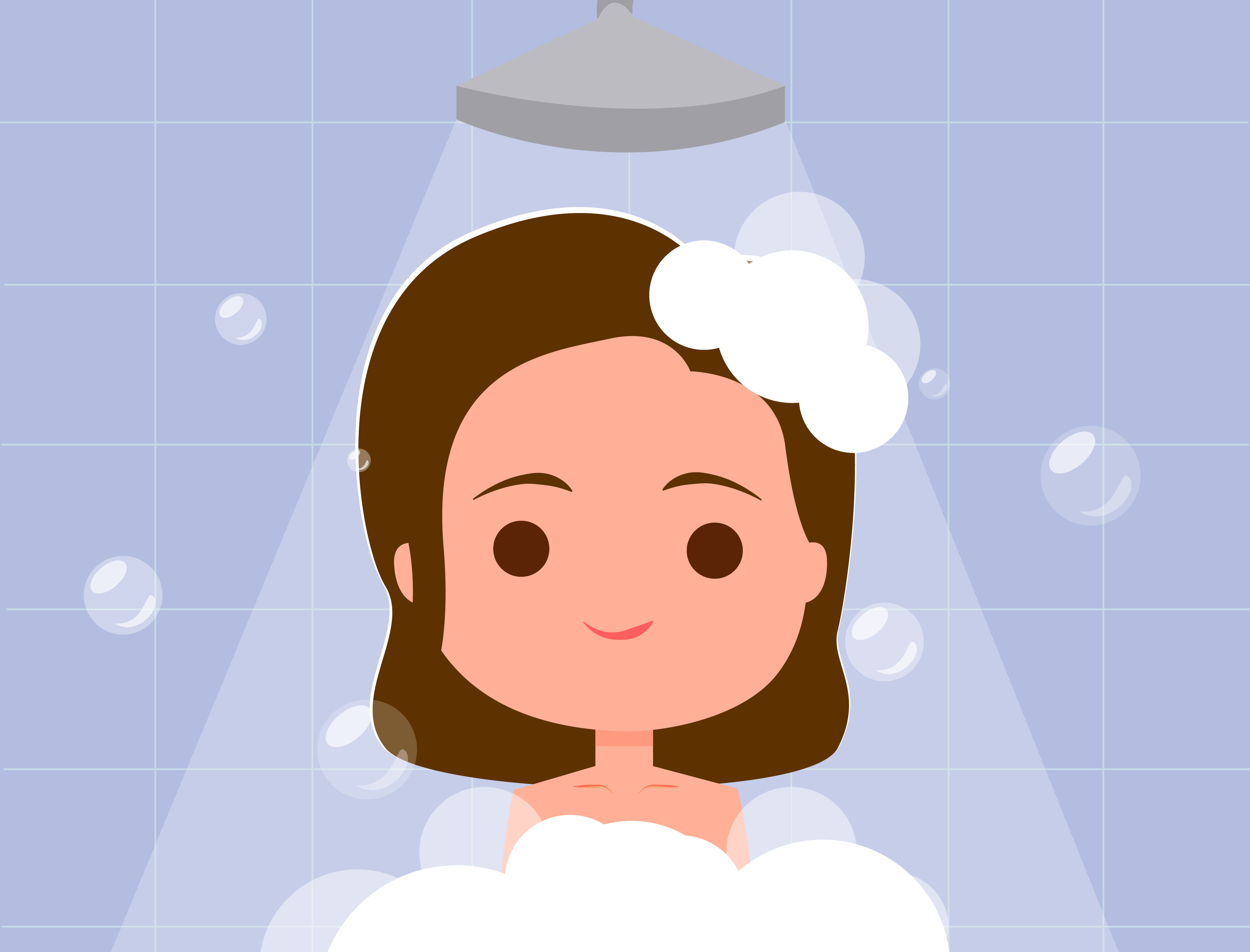 to take a shower clipart