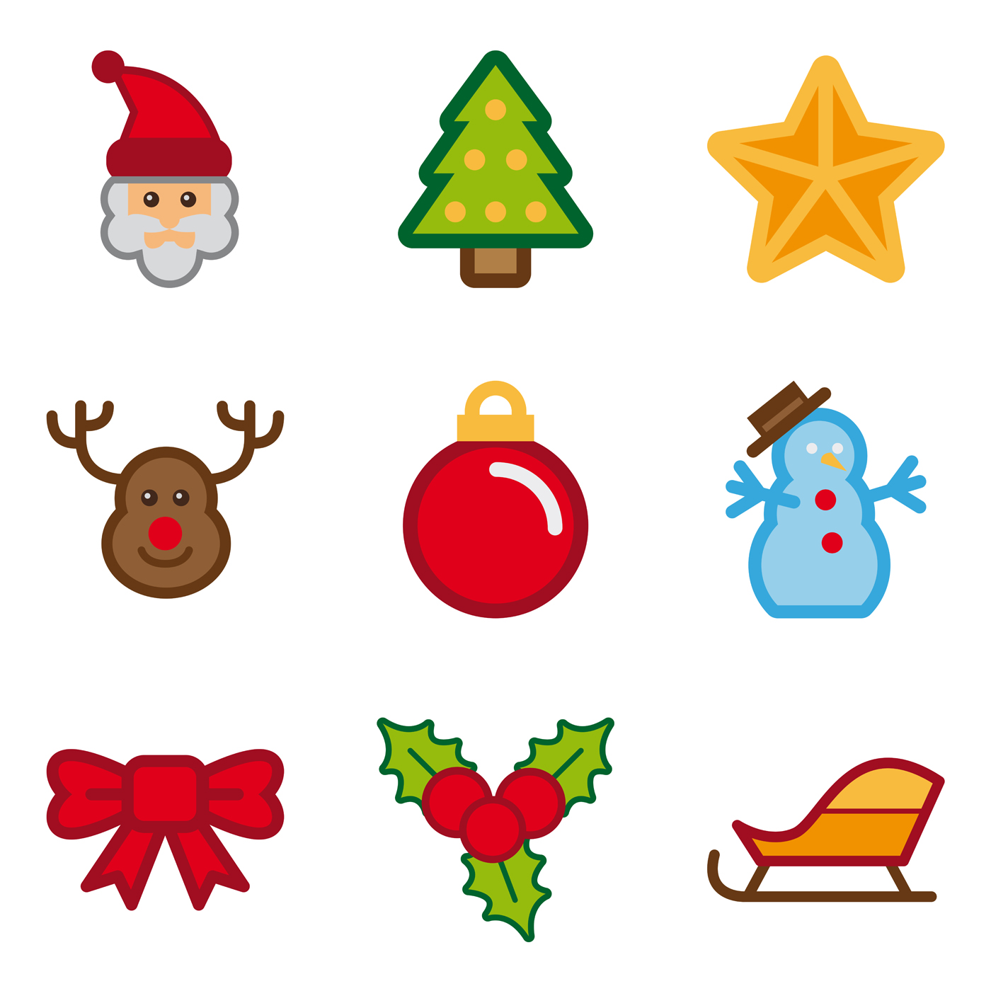 set-of-color-christmas-icons-688048-vector-art-at-vecteezy