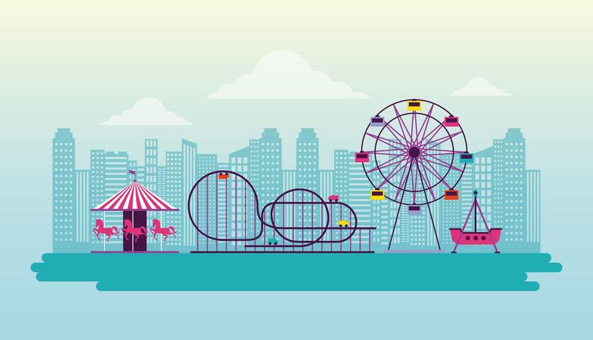 circus and fair vector