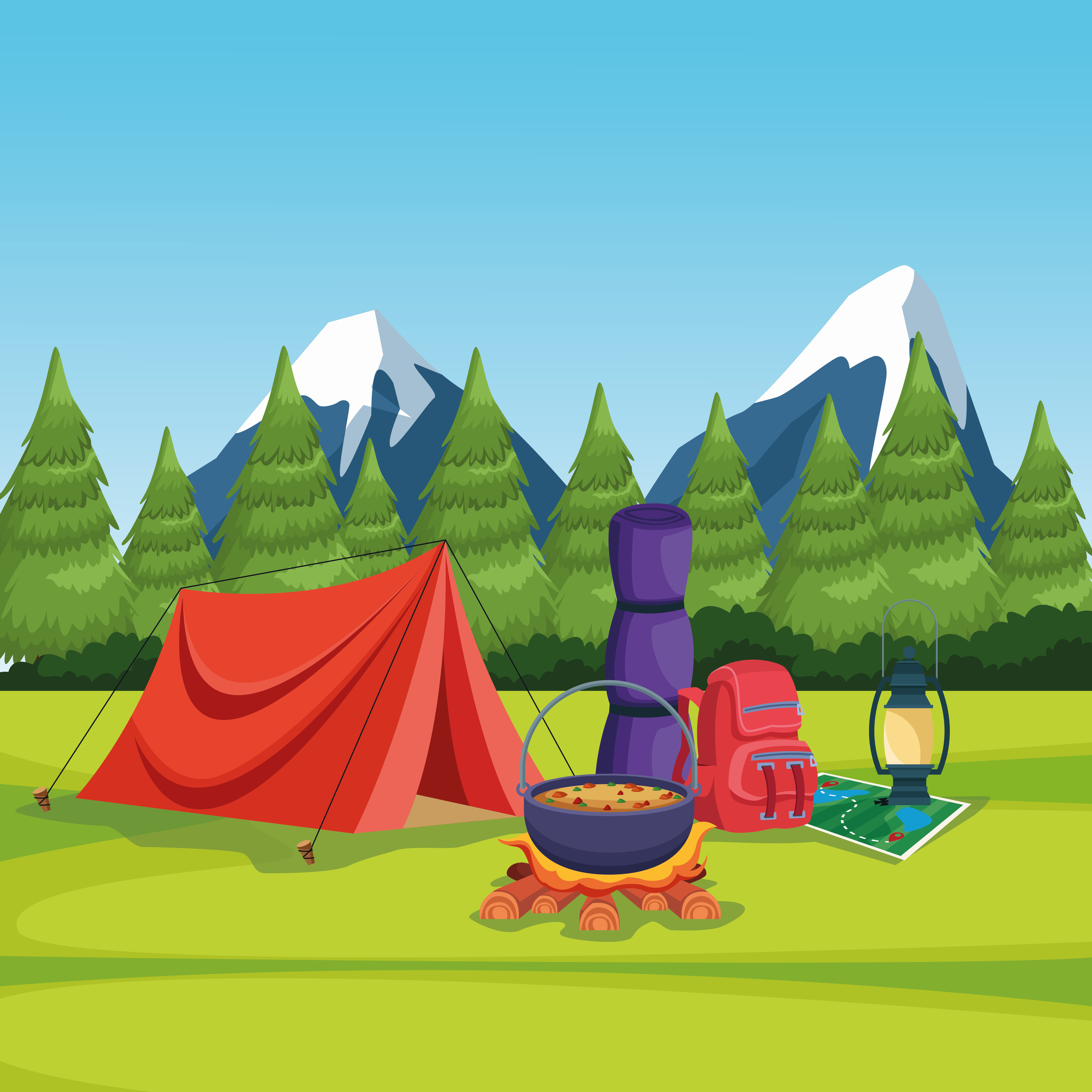 Free Free 338 Camping Svg Clip Art SVG PNG EPS DXF File