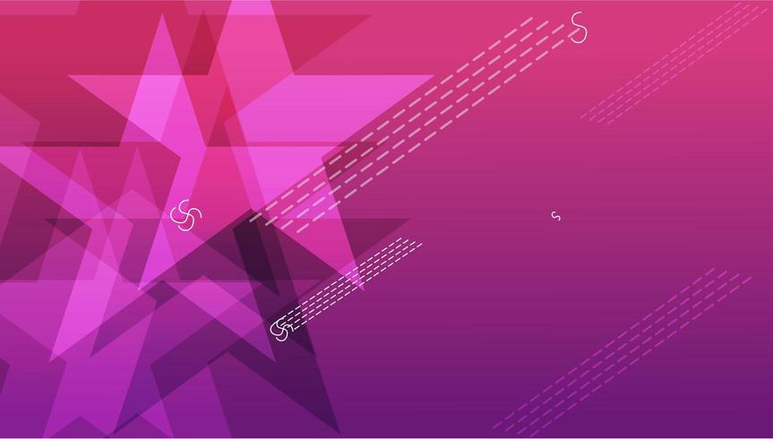 Pink Star abstract background vector