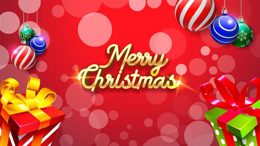 Merry Christmas background vector