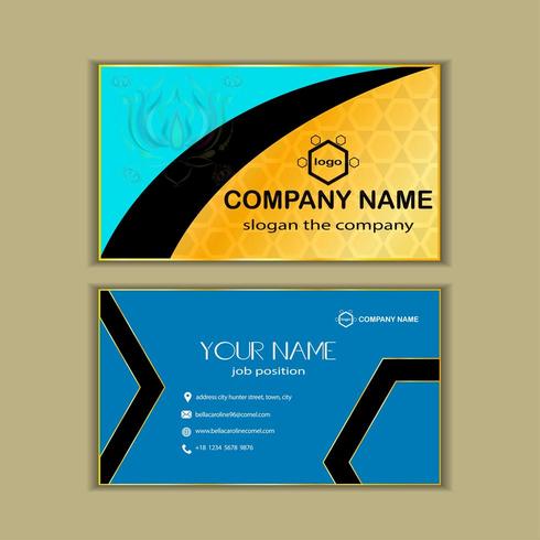 ID Card Template set vector