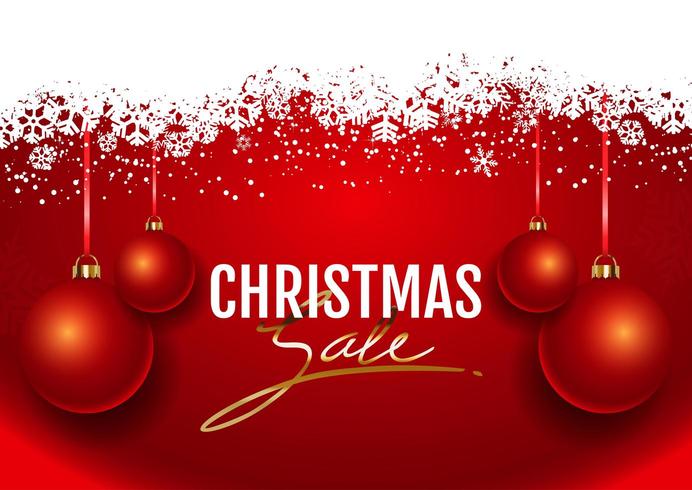 Christmas sale background  vector