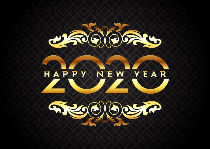 Elegant Happy New Year design  vector