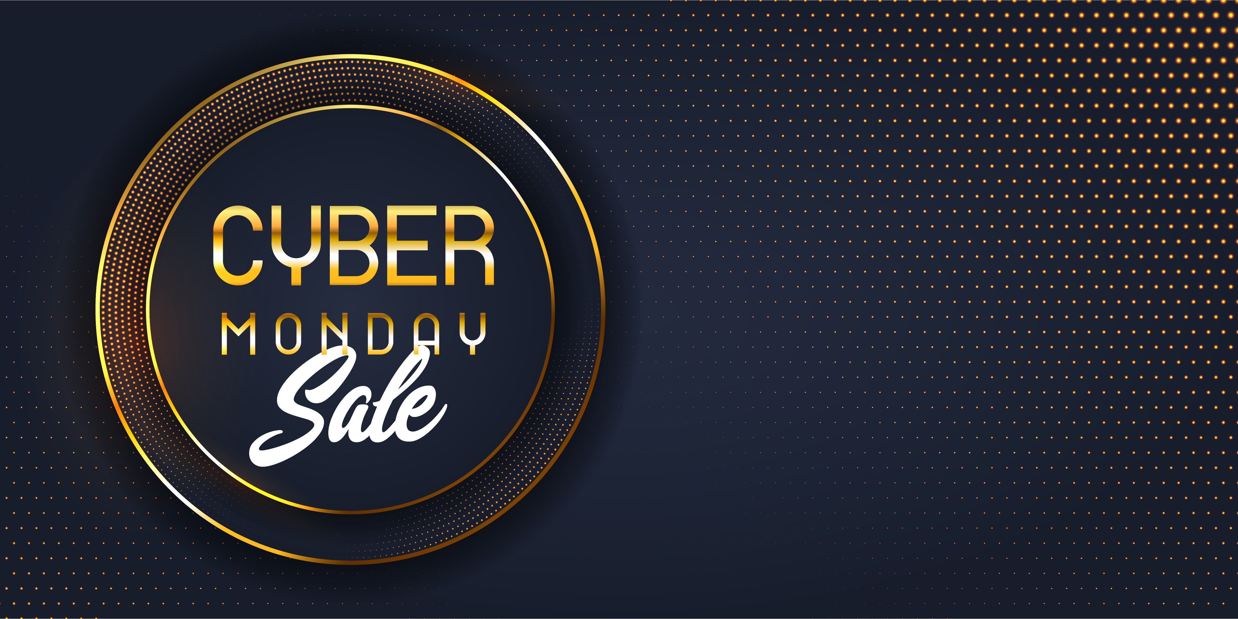 Modern cyber Monday sale banner 688556 Vector Art at Vecteezy
