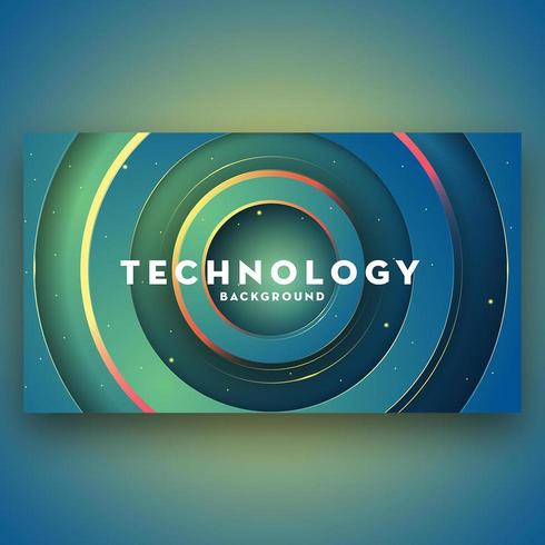 Modern technology background vector