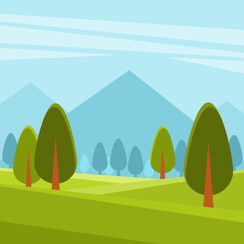 Jungle And The Mountain - Download Free Vectors, Clipart Graphics ...