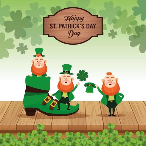 Feliz dia de San Patricio vector