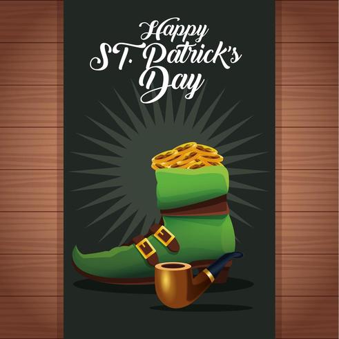 Feliz dia de San Patricio vector