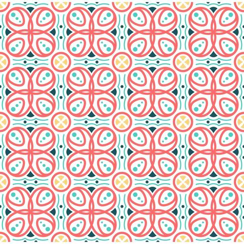 geometric basic shape seamless pattern vector